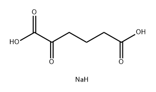 Hexanedioic acid, 2-oxo-, sodium salt (1:1) Structural