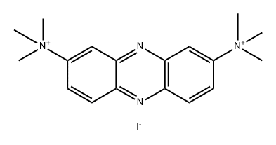 trimethyl-[8-(trimethylazaniumyl)phenazin-2-yl]azanium:diiodide Structural