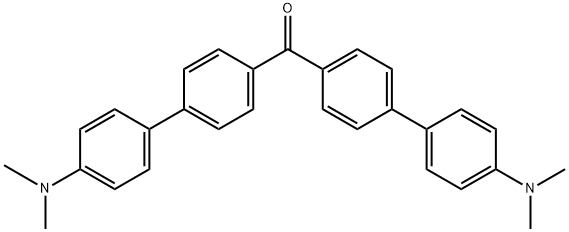 Benzophenone, 4,4'-bis(p-dimethylaminophenyl)- (6CI) Structural
