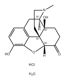 Oxymorphone Hydrochloride monohydrate
		
	 Structural