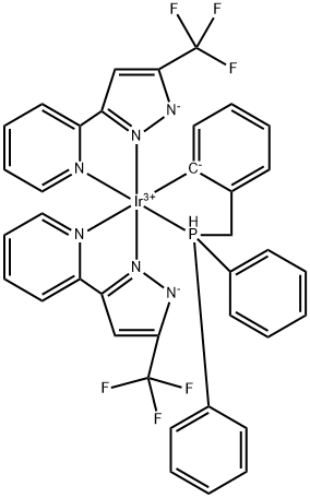 Ir(fppz)2(bdp) , Bis(3-trifluoroMethyl-5-(2-pyridyl)pyrazolate Structural