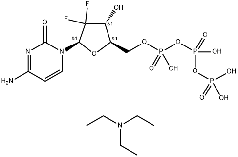 Gemcitabine Triphosphate (triethylammonium salt form) Structural