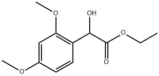 Ethyl α-hydroxy-2,4-dimethoxybenzeneacetate Structural