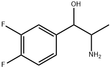 Benzenemethanol, α-(1-aminoethyl)-3,4-difluoro- Structural