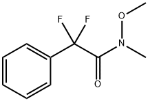 Benzeneacetamide, α,α-difluoro-N-methoxy-N-methyl- Structural