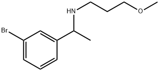 Benzenemethanamine, 3-bromo-N-(3-methoxypropyl)-α-methyl- Structural