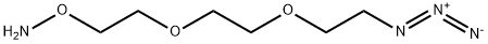 Aminooxy-PEG2-azide Structural
