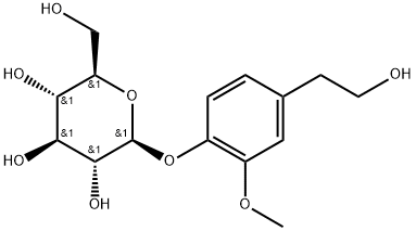 Homovanillyl alcohol 4-O-glucoside Structural