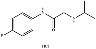 N-(4-fluorophenyl)-2-[(propan-2-yl)amino]acetamide hydrochloride Structural