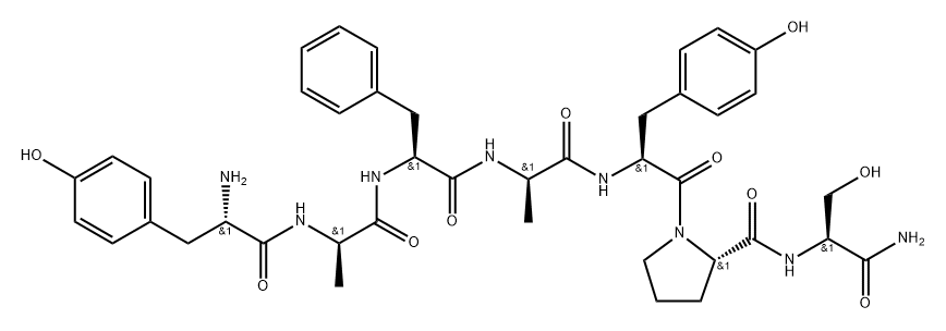dermorphin, Ala(4)- Structural