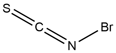 Bromine thiocyanate (Br(NCS)) (9CI) Structural