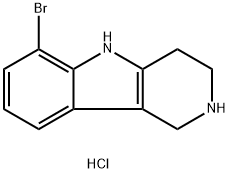 1H-Pyrido[4,3-b]indole, 6-bromo-2,3,4,5-tetrahydro-, hydrochloride (1:1)