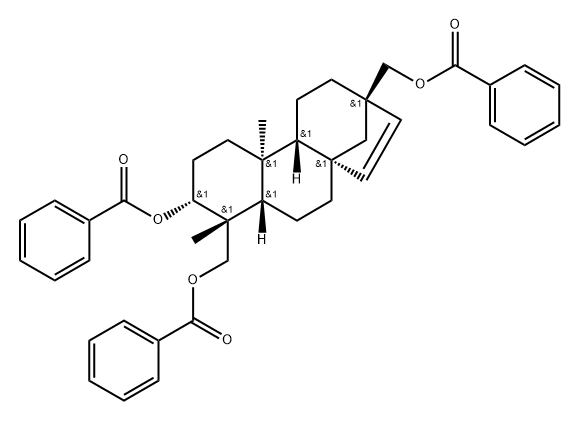 Beyerol, tribenzoate (7CI) Structural