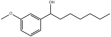 Benzenemethanol, α-hexyl-3-methoxy- Structural