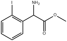 Benzeneacetic acid, α-amino-2-iodo-, methyl ester Structural