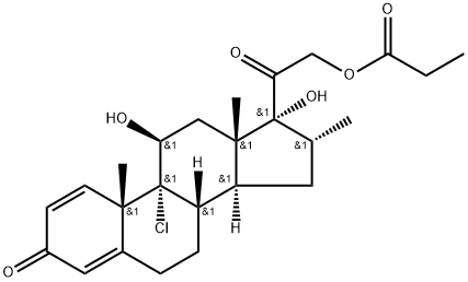 Icomethasone 21-Propionate Structural