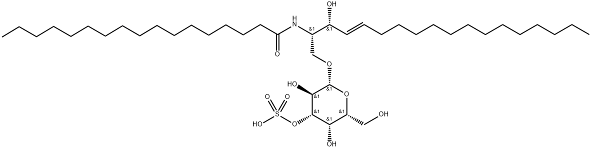 C17 3'-sulfo Galactosylceramide (d18:1/17:0) Structural