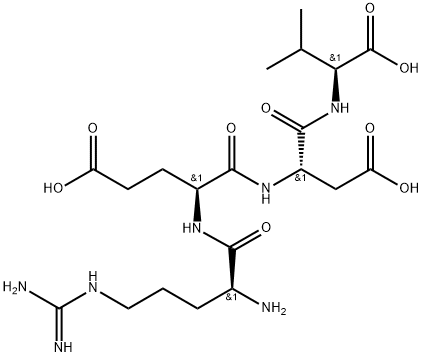 H-Arg-Glu-Asp-Val-OH Structural