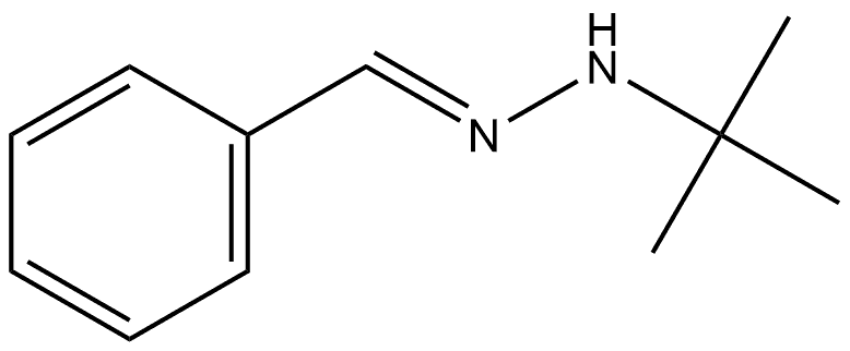 Benzaldehyde, 2-(1,1-dimethylethyl)hydrazone, (1E)- Structural