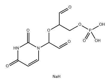 Uridine 5′-monophosphate-2′,3′-dialdehyde Structural
