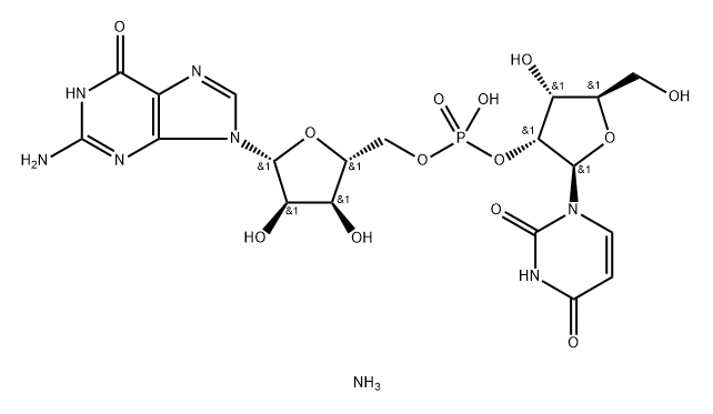 URIDYLYL (2-5) GUANOSINE AMMONIUM Structural