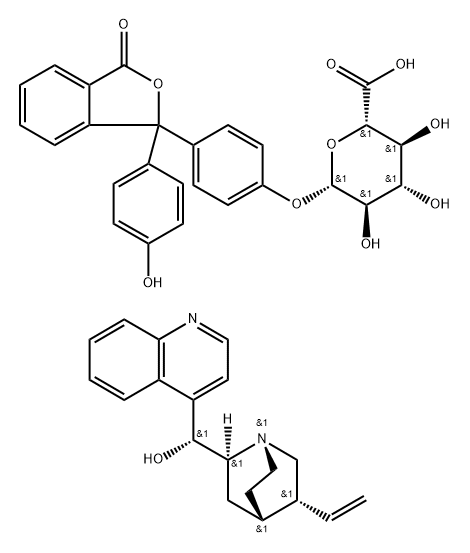 PHENOLPHTHALEIN GLUCURONIC ACID*CINCHONI DINE