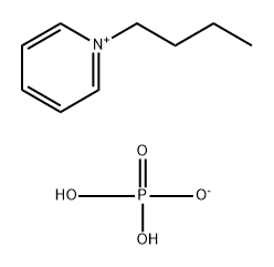 Pyridinium, 1-butyl-, phosphate (1:1) Structural