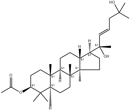 Dammar-22-ene-3,20,25-triol, 3-acetate, (3β,22E)- Structural