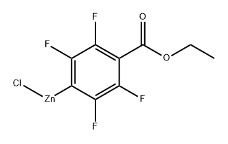 Zinc, chloro[4-(ethoxycarbonyl)-2,3,5,6-tetrafluorophenyl]- Structural