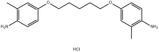 o-Toluidine, 4,4'-(pentamethylenedioxy)di-, dihydrochloride (6CI) Structural