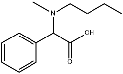 Benzeneacetic acid, α-(butylmethylamino)- Structural