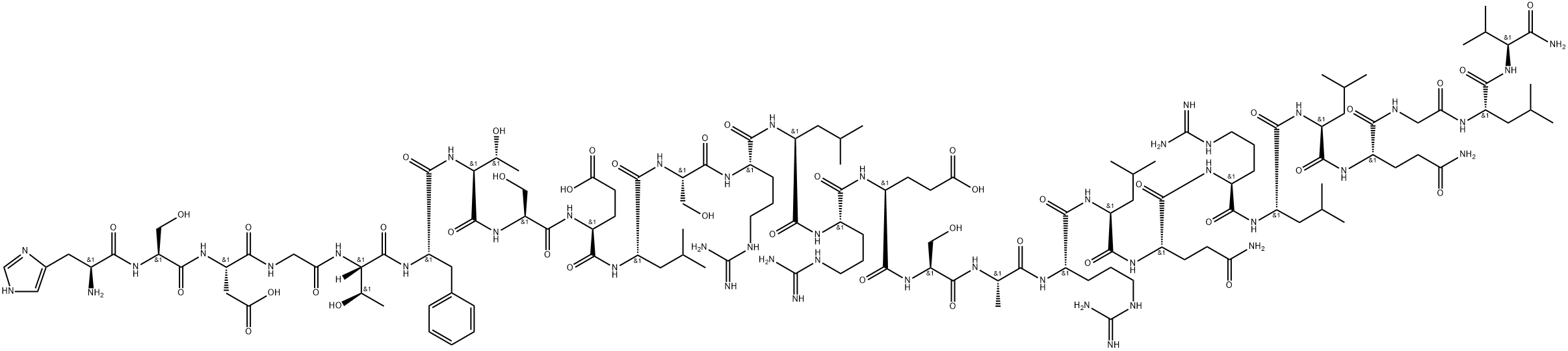 Secretin (Canine) Structural