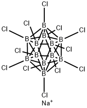 Sodium dodecachlorododecaborate Structural
