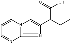 Imidazo[1,2-a]pyrimidine-2-acetic acid, α-ethyl- Structural