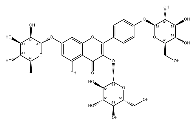 Kaempferol 3,4‘-diglucoside 7-rhamnoside Structural