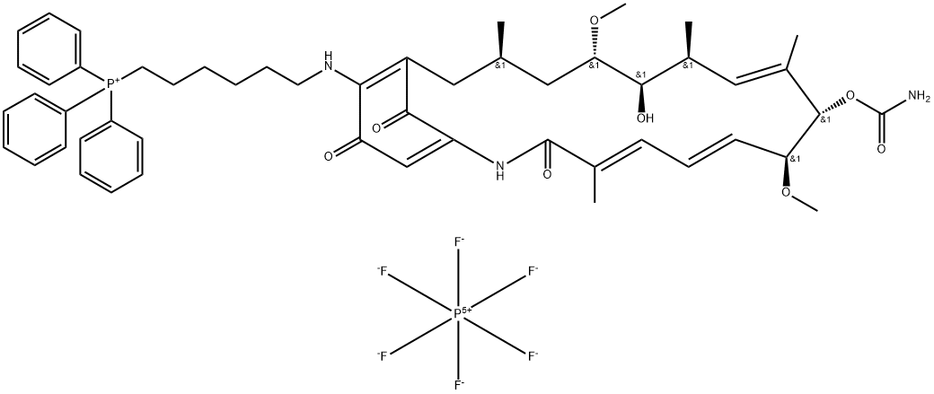 Gamitrinib TPP hexafluorophosphate Structural