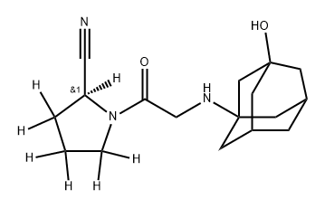 Vildagliptin D7 Structural