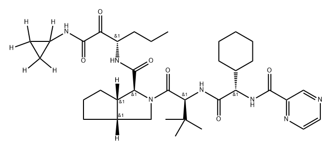Telaprevir-D5 Structural