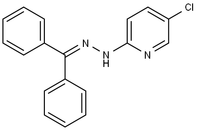 5-chloro-2-((diphenylmethylene)hydrazono)-1,2-dihydropyridine Structural