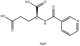 L-Glutamic acid, N-(3-pyridinylcarbonyl)-, disodium salt (9CI) Structural
