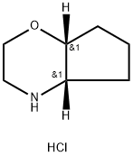 rac-(4aR,7aS)-octahydrocyclopenta[b]morpholine hydrochloride Structural
