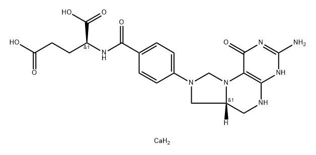 Folitixorin calcium, (6R)- Structural