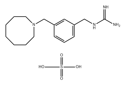 Guanidine, (3-(hexahydro-1(2H)-azocinylmethyl)benzyl)-, sulfate Structural