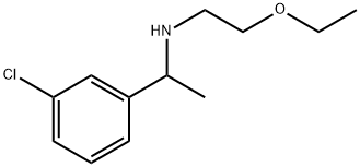 Benzenemethanamine, 3-chloro-N-(2-ethoxyethyl)-α-methyl- Structural