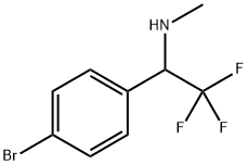 Benzenemethanamine, 4-bromo-N-methyl-α-(trifluoromethyl)- Structural