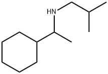 Cyclohexanemethanamine, α-methyl-N-(2-methylpropyl)- Structural