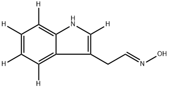 Indole-2,4,5,6,7-d5-3-acetaldoxime Structural