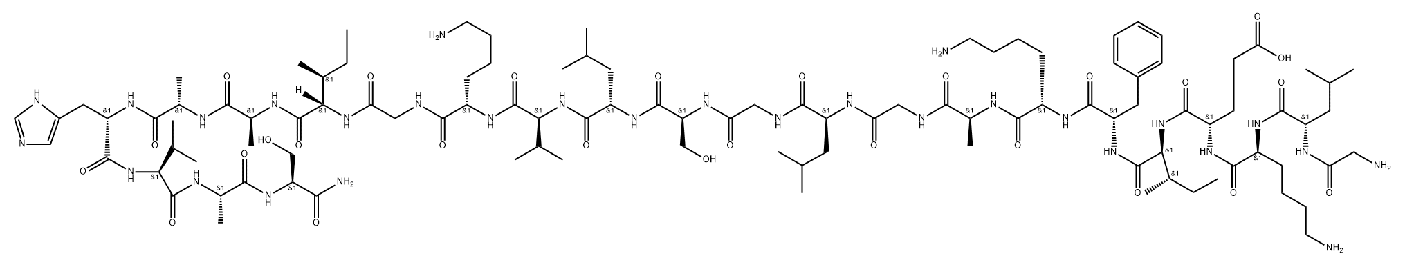 Alyteserin-1c Structural