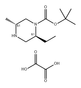 tert-butyl (2S,5R)-2-ethyl-5-methylpiperazine-1-carboxylate oxalate(1:x)