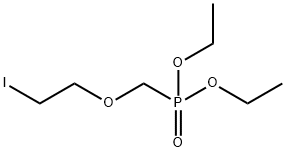 Diethyl ((2-iodoethoxy)methyl)phosphonate Structural